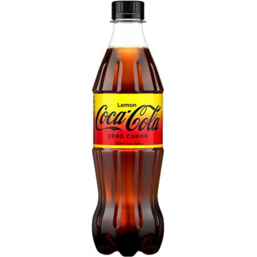 Coca Cola Üdítőital szénsavas 0,5lZero Lemon DRS