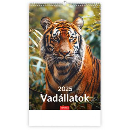 Toptimer Naptár faliVadállatok (2025 évi)