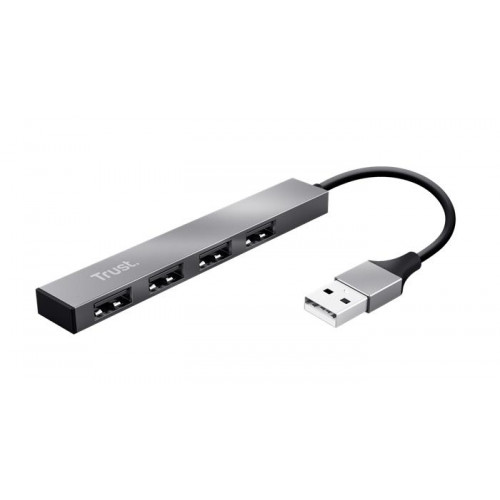 Trust USB elosztó-HUB 4 port USB 2.0Halyx ezüst