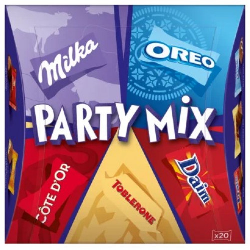 Milka Tejcsokoládé válogatás 159gPartyMIX