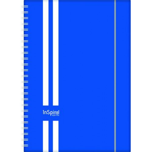 Dayliner Naptár tervező A5 hetiInSpiral kék-fehér (2025)