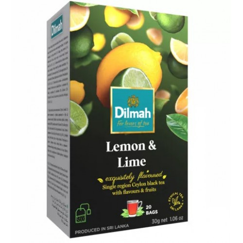 Dilmah Fekete tea 20x1,5gCitrom - Lemon & Lime