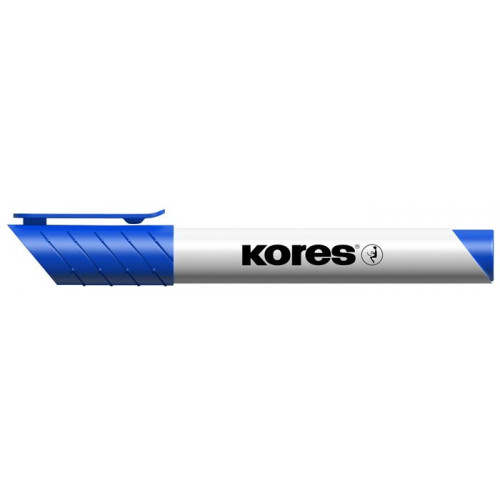 Tábla- és flipchart marker 1-3mm kúpos Kores K-Marker kék