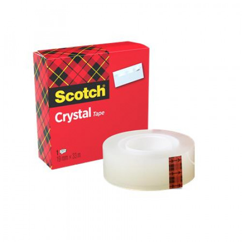 3M Scotch Ragasztószalag 19mmx33mCrystal