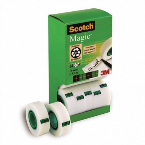 3M Scotch Ragasztószalag írható 2db ajándék 19mmx33mMagic tape 810