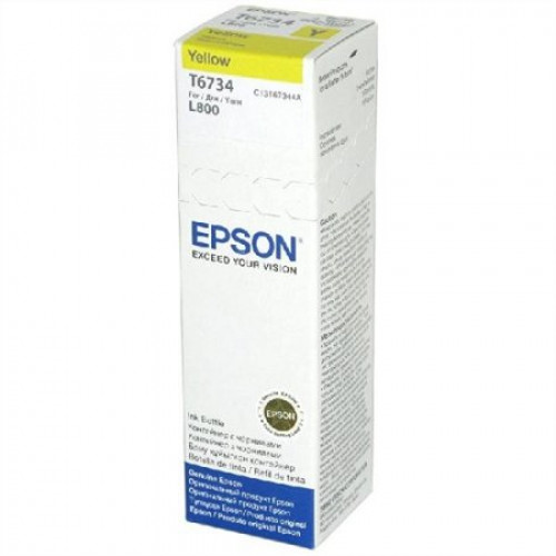 Epson T67344A10 Tintapatron L800sárga 70ml