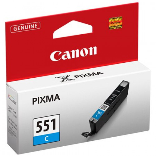 Canon CLI-551C Tintapatron Pixma iP7250 MG5450kék 7ml