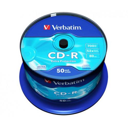 Verbatim CD-R lemez 700MB 52x hengerenDataLife