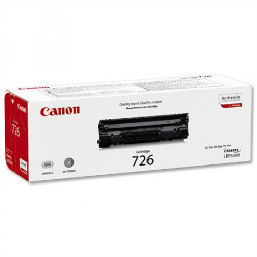 Canon CRG-726 Lézertoner i-SENSYS LBP 6200Dfekete 21k