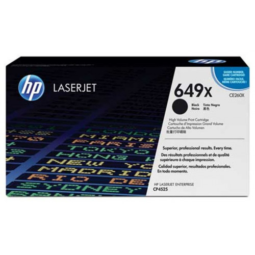 Hp CE260X Lézertoner ColorLaserJet CP4525649X fekete 17k