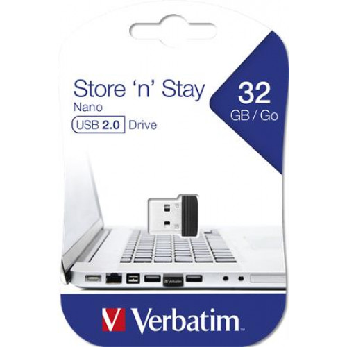 Verbatim Pendrive 32GB USB 2.0 10/3MB/secNano