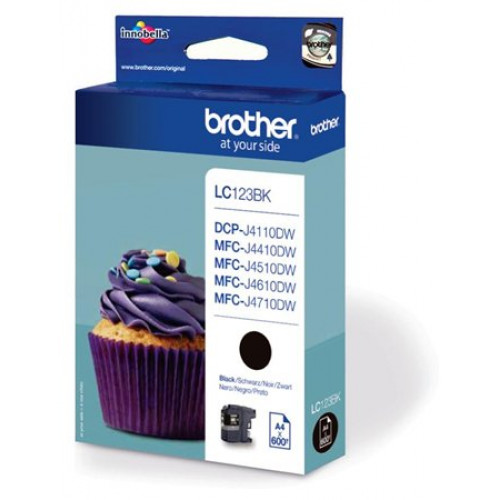 Brother LC123B Tintapatron DCP-J4110DW MFC-J4410DWfekete 600oldal