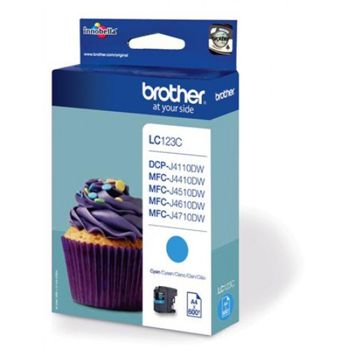 Brother LC123C Tintapatron DCP-J4110DW MFC-J4410DWkék 600oldal