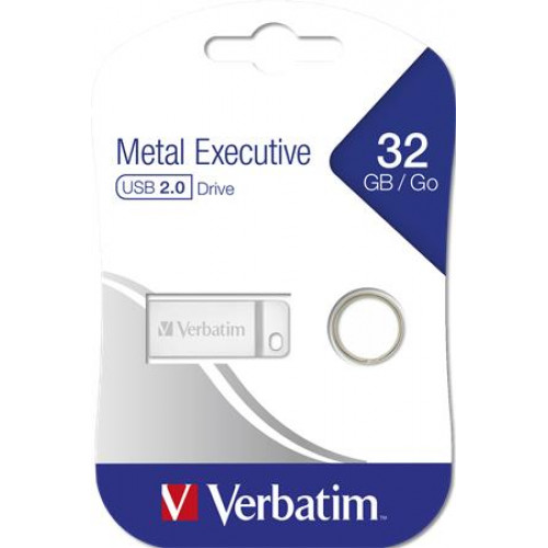 Verbatim Pendrive 32GB USB 2.0Exclusive Metal ezüst