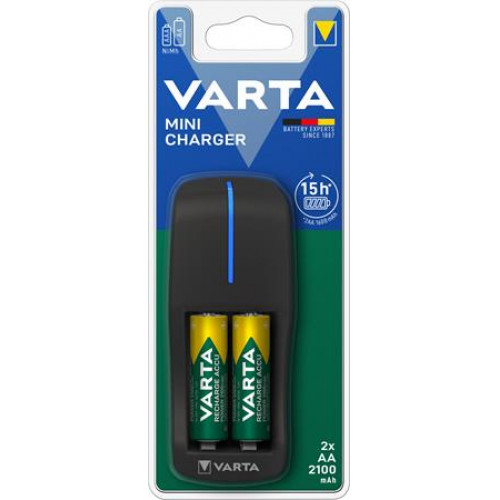 Elemtöltő AA ceruza/AAA mikro 2x2100mAh AA Varta Mini