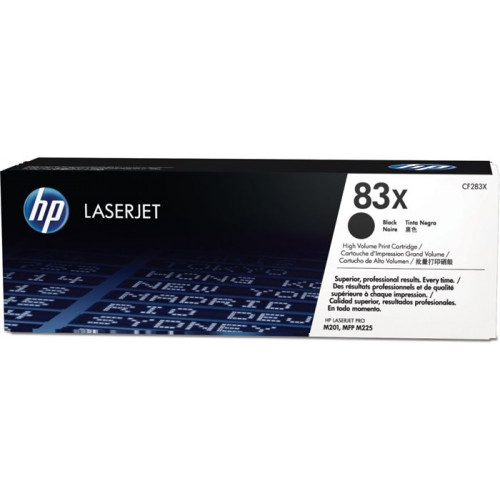 Hp CF283X Lézertoner LaserJet Pro M201 M225 nyomtatókhozfekete 2,2k