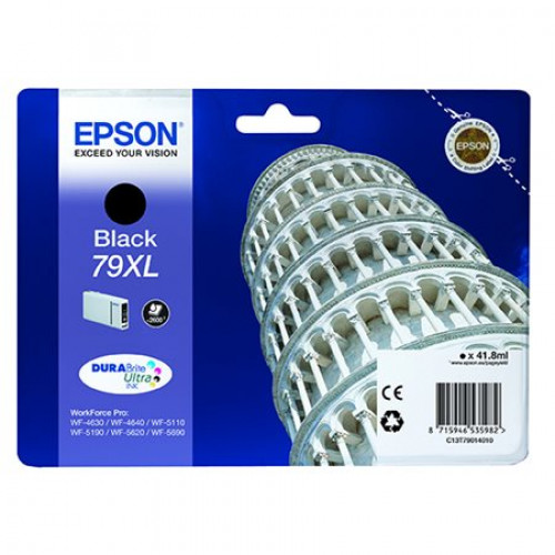 Epson T79014010 Tintapatron WorkForce Pro WF-5620DWF nyomtatóhozfekete 41,8ml