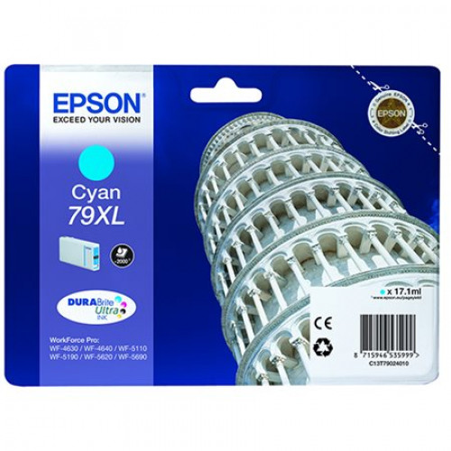 Epson T79024010 Tintapatron WorkForce Pro WF-5620DWF nyomtatóhozkék 17,1ml