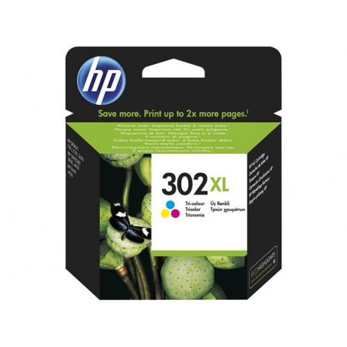 Hp F6U67AE Tintapatron DeskJet 2130 nyomtatókhoz302XL színes 8ml