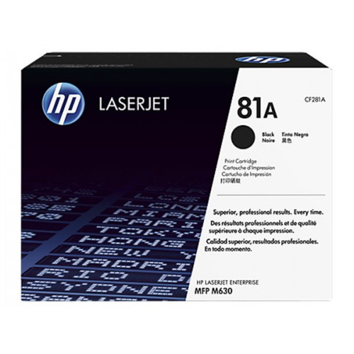 Hp CF281A Lézertoner LaserJet Enterprise M604n MFP M630ffekete 10,5k