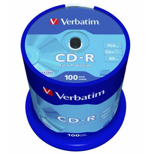 Verbatim CD-R lemez 700MB 52x hengerenDataLife