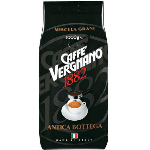 Kávé pörkölt szemes 1000g Vergnano Antica Bottega 100 arabica