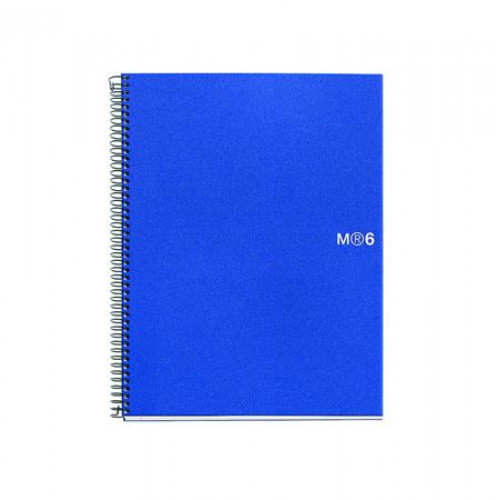 Miquelrius Spirálfüzet A5 kockás 150 lap Note book 6 vegyes szín 