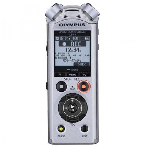 Diktafon digitális 4 GB memória Olympus LS-P1 ezüst
