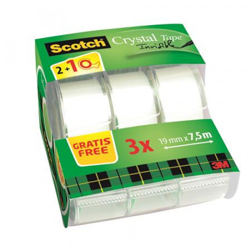 3M Scotch Ragasztószalag írható adagolón kézi 19mmx 7,5mMagic Tape 810,2+1