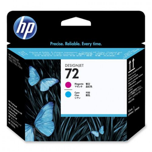 HP C9383A Tintapatron fej DesignJet T1100 T640 nyomtatókhoz72 vörös kék