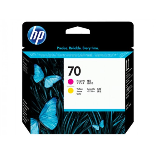 HP C9406A Tintapatron fej DesignJet Z2100 nyomtatóhoz70 vörös sárga