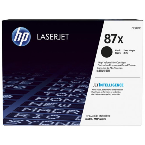 HP CF287X Lézertoner LaserJet M506 M527 nyomtatókhoz87X fekete 18k