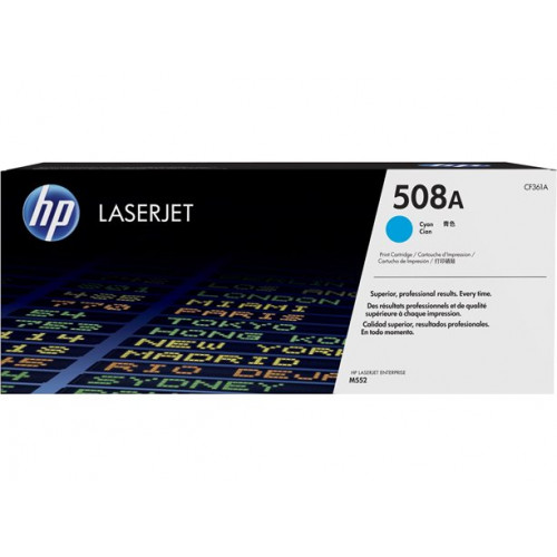 HP CF361A Lézertoner Color LaserJet Enterprise M552 M553 nyomtatóhoz508A kék 5k