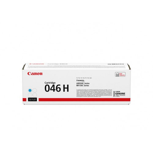 Canon CRG-046HC Lézertoner nagykapacitású LBP654 nyomtatóhozciánkék 6,3k