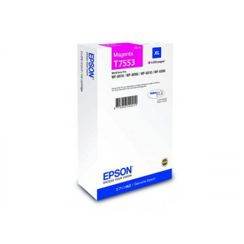 Epson T755340 Tintapatron WF8590 8510 8090 nyomtatókhozvörös 39ml