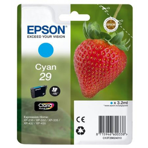 Epson C13T29824010 Tintapatron XP235/332 nyomtatókhozkék 3,2ml