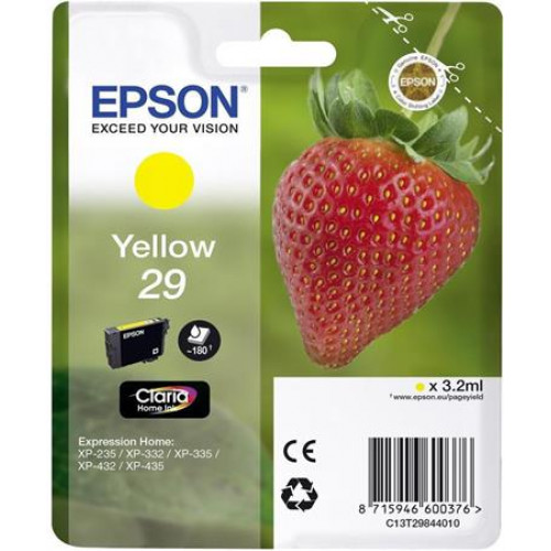 Epson C13T29844010 Tintapatron XP235/332 nyomtatókhozsárga 3,2ml