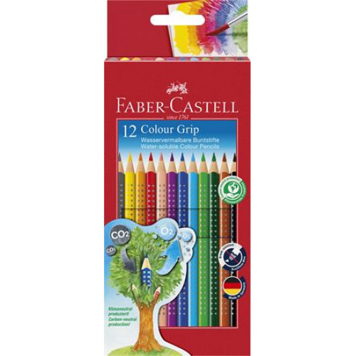 Faber-Castell Színes ceruza készlet háromszögletűGrip 2001 12 különböző szín