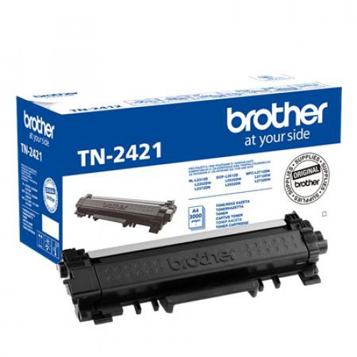 Brother TN2421 Lézertoner MFC-L2712DN MFCL2712DW MFCL2732DWfekete 3k