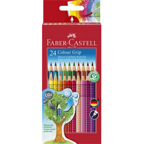 Faber-Castell Színes ceruza készlet háromszögletűGrip 2001 24 különböző szín