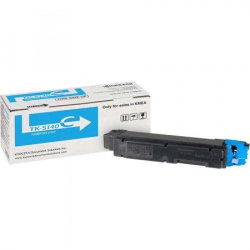 Kyocera TK5140C Lézertoner P6130cdn M6030cdn M6530cdn nyomtatókhozkék 5k