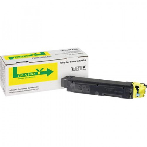 Kyocera TK5140Y Lézertoner P6130cdn M6030cdn M6530cdn nyomtatókhozsárga 5k