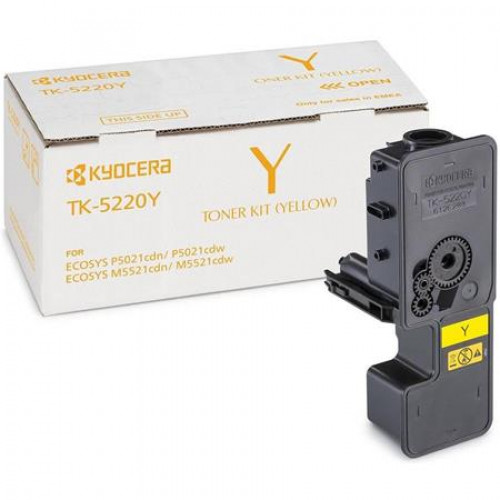 Kyocera TK5220Y Lézertoner P5021cdn P5021cdw M5521cdn M5521cdwsárga 1,2k