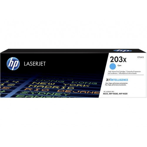 HP CF541X LézertonerMFP M280nw MFP M281fdn MFP M281fdw203X ciánkék 2,5k