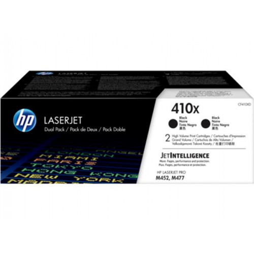 HP CF410XD Lézertoner Color LaserJet Pro M452 M477410X fekete 2*6,5k