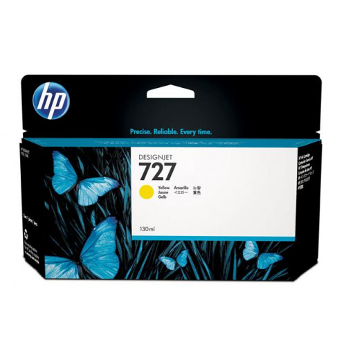 HP B3P21A Tintapatron DesignJet T1500 T2500 T920 T930727 sárga 130 ml