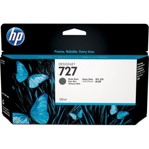 HP B3P22A Tintapatron DesignJet T1500 T2500 T920 T930727 matt fekete 130 ml