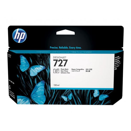 HP B3P23A Tintapatron DesignJet T1500 T2500 T920 T930727 fotó fekete 130 ml