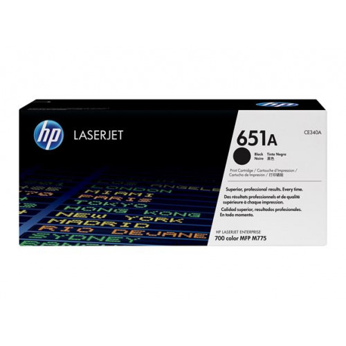 HP CE340A Lézertoner Laserjet Enterprise MFP M775 nyomtatókhoz651A fekete 13,5k