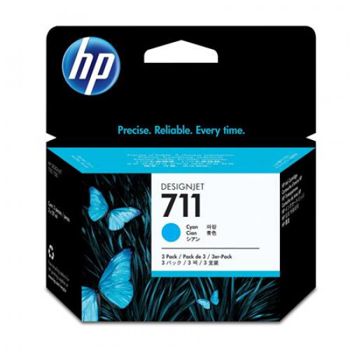 HP CZ134A Tintapatron DesignJet T120 T520 nyomtatókhoz711 cián 29ml